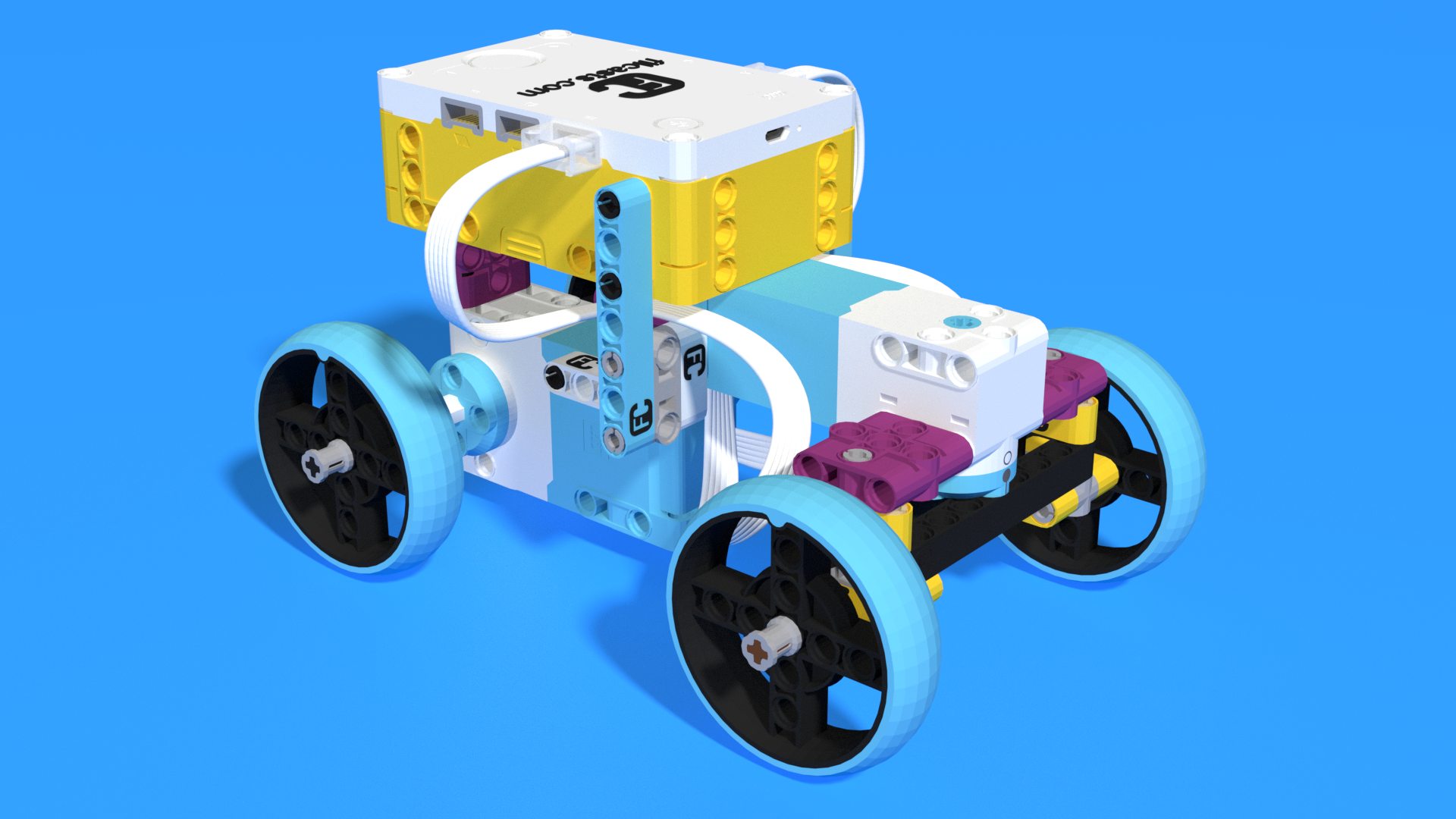 Racer - LEGO SPIKE Prime race car | FLLCasts