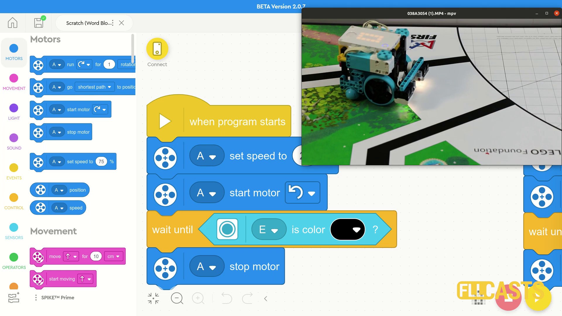 How to forward align to a line with two Color Sensors from | FLLCasts