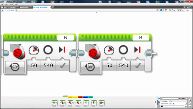 Image for Find the value for a 90 degrees turn using binary search