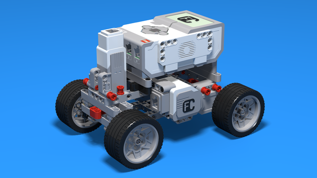 Image for Boomer - Car with two driving large motors built with LEGO Mindstorms EV3