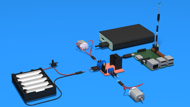 Image for Perfect Course Connecting Raspberry Pi - Motor Driver - Batteries - Motors