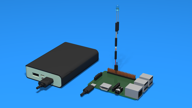 Image for How to Add a diode to indicate controller power up - 3D Scheme