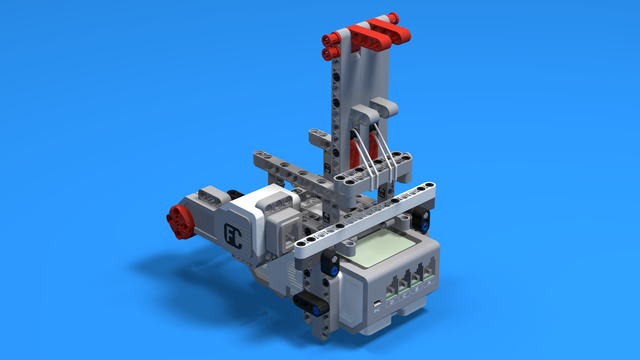 Catapult Rotating Base - LEGO Mindstorms construction for a