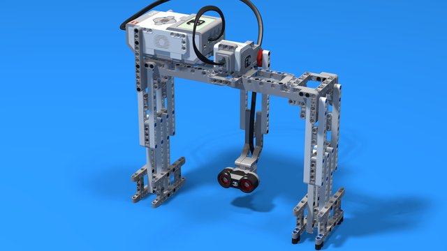 Image for Radarford, the Traffic Police Officer Speed Radar Robot, built with LEGO Mindstorms EV3